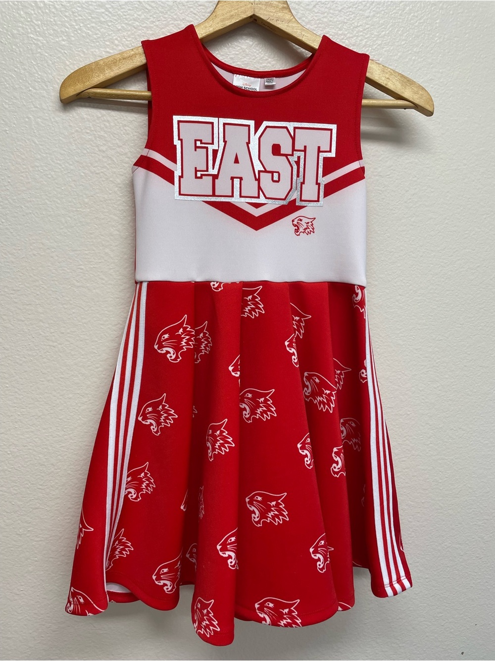 Disney High School Musical The Series Dress Costume Girls 7/8 Red White Cheer